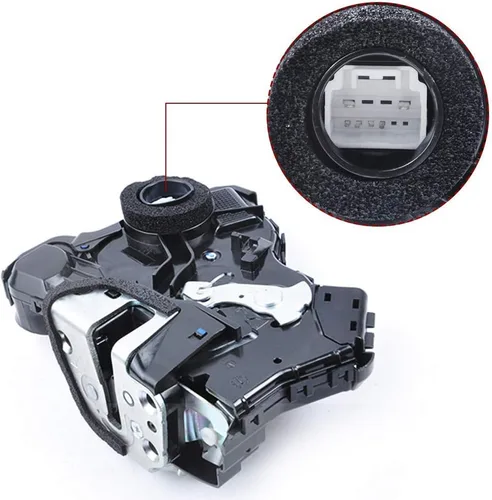 Miniatura 2 de Accionador de cerradura de puerta eléctrica Compatible con puerta delantera izquierda (lado del conductor) para Toyota Sienna 2011-2014, reemplaza