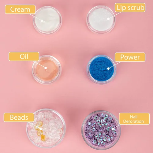 Miniatura 6 de Contenedor de muestra de 10 gramos con tapas, 10 paquetes de tarros de muestra, pequeño contenedor de viaje cosmético para maquillaje, loción
