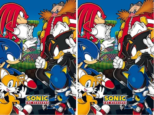 Miniatura 5 de BUY ART FOR LESS Póster artístico de Sonic The Hedgehog con licencia oficial de 24 x 36 pulgadas, impresión decorativa, papel de póster, listo