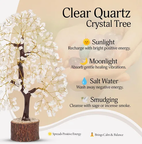 Miniatura 5 de YATSKIA Árbol de amatista - Árbol de cristal - Decoración de cristales de Feng Shui - Decoración púrpura - Cristales espirituales - Meditación