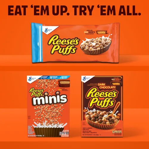 Miniatura 7 de Reese's, - Cereales de mantequilla de maní para el desayuno, 11.5 onzas