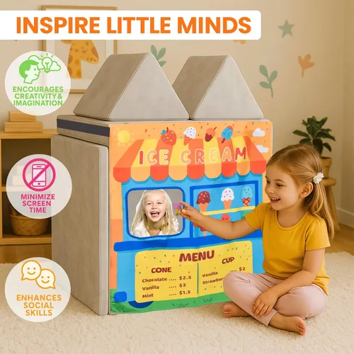 Miniatura 3 de Paneles de juego para niños, sofá modular de espuma de 3 piezas (sofá de juego no incluido)