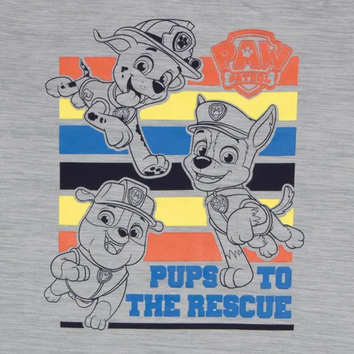 Miniatura 6 de Nickelodeon Paw Patrol Pups To The Rescue - Conjunto de 3 piezas para niños, camiseta de manga corta, pantalones cortos y pantalones deportivos