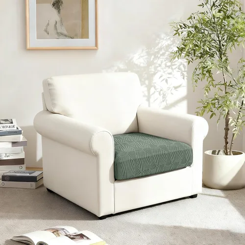 Miniatura 2 de VANSOFY Fundas de cojín para sofá seccional, Fundas de cojín de sofá de jacquard elásticas, Fundas protectoras lavables para muebles de sofá