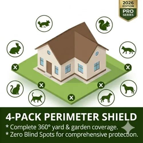 Miniatura 5 de Repelente de animales ultrasónico solar actualizado 2026 para exteriores, dispositivos repelentes de ciervos y gatos, impermeables, con sensor