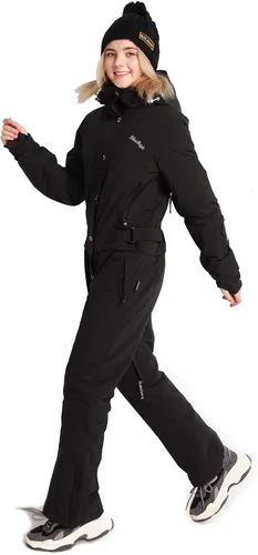 Miniatura 3 de Bluemagic - Traje de esquí de una pieza para mujer, traje de invierno impermeable para deportes de nieve