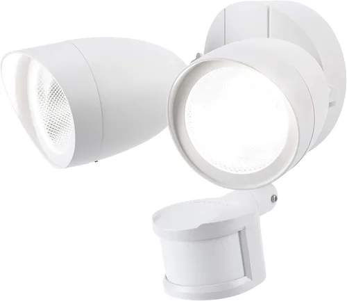 Miniatura 10 de LEONLITE Luz de inundación con sensor de movimiento, certificación ETL, luces LED de seguridad de aluminio del atardecer al amanecer, cabezales