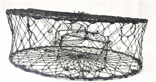 Miniatura 3 de KUFA Sports Trampa de cangrejo plegable de 30 x 10 pulgadas con kits de accesorios para cangrejos (CT50+CEM1)