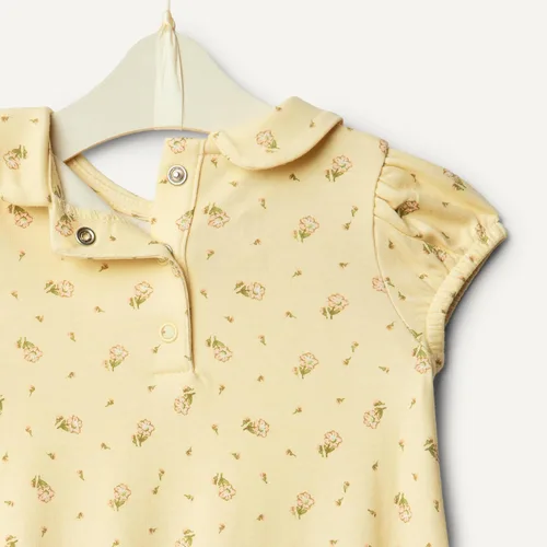 Miniatura 4 de Tienda Essentials x Sofia Grainge Baby Girls' Short Sleeve Peter Pan Collar Romper, Pack of 2