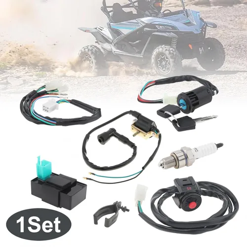 Miniatura 4 de Windance Juego de arnés de cables de encendido para motocicleta, arnés de cableado para interruptor de parada del motor, bobina de encendido Cdi Box