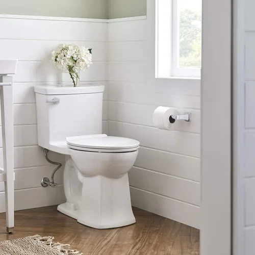 Miniatura 2 de American Standard 2922A104.020 Townsend VorMax - Inodoro alargado de una pieza con asiento, altura derecha, color blanco