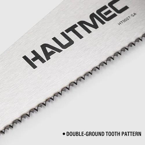 Miniatura 4 de HAUTMEC Sierra de tubo de PVC de 11 pulgadas, sierra de mano resistente para cortar plástico, ABS, paneles de yeso y madera, diente fino de 10 TPI