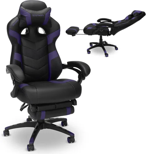Miniatura 11 de RESPAWN 110 Pro Silla Ergonómica para Juegos con Reposapiés para Adultos - Cómoda Silla Reclinable de Oficina para Juegos con Soporte Lumbar