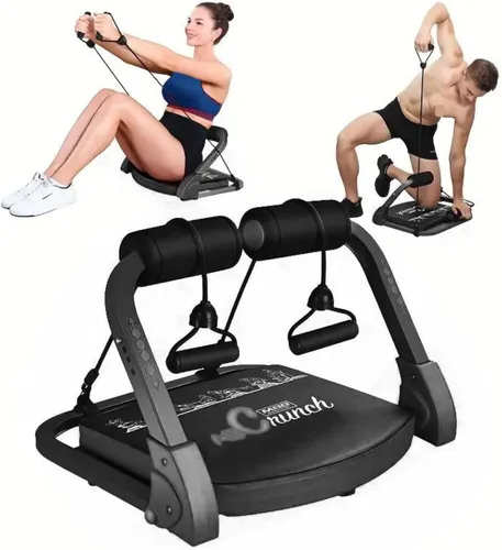 Máquina de Abdominales Equipo de Entrenamiento Abdominal Máquina de Sentadillas y Equipo de Ejercicio Máquina de Abdominales para Entrenamiento de