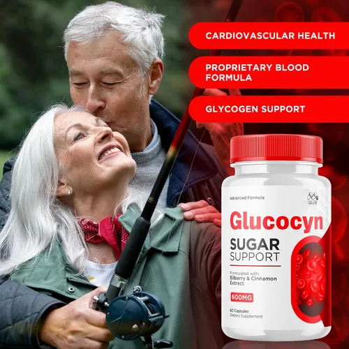 Miniatura 2 de Cápsulas de glucocyn (paquete de 2) – Glucocyn Sugar Support Advanced Vitamine Supplement Píldoras – Cápsula natural de Glucoysn una vez al día