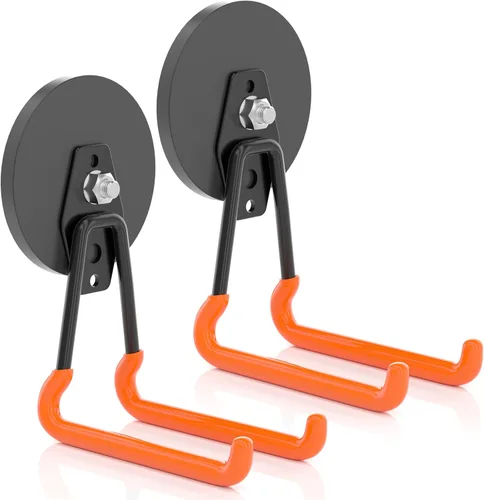 Miniatura 8 de ENUODA - Ganchos magnéticos fuertes, ganchos magnéticos de alta resistencia para cochera, soporte magnético para herramientas de crucero para colgar