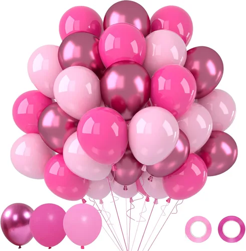 Miniatura 21 de Patimate Juego de globos de confeti negro y dorado, kit de 50 piezas de globos de látex de confeti metálico dorado negro y blanco de 12 pulgadas