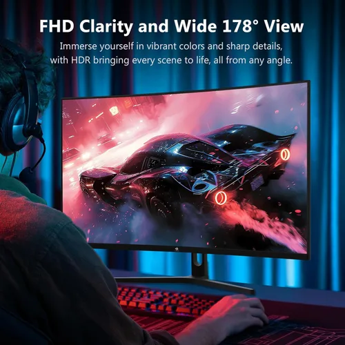 Miniatura 5 de Monitor de juegos de 24.5" 240Hz, Z-Edge UG25F FHD 1920x1080 Monitor de computadora, 1ms LED sin marco, Relación de contraste 5000:1