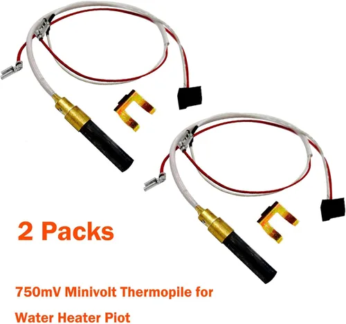 Miniatura 6 de MENSI Piezas de repuesto de termopila Minivolt para calentadores de agua a gas Reliance Whirlpool, A.O.Smith, Kenmore Reemplaza modelo 100112330