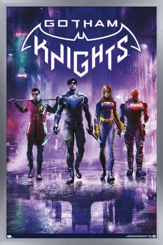 Miniatura 9 de DC Comics - Póster de pared de videojuegos Gotham Knights de arte clave, 34 pulgadas de largo x 22.4 pulgadas de ancho, versión sin marco