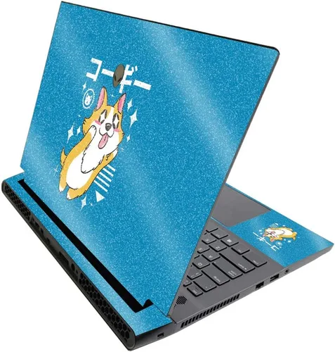 Miniatura 507 de MightySkins - Skin brillante con purpurina para Alienware M17 R3 (2020) y M17 R4 (2021) - Diversión de los años 90 Acabado duradero con purpurina