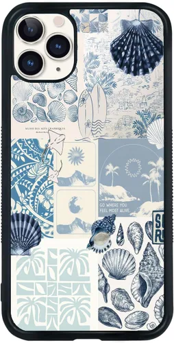 Miniatura 159 de Funda de teléfono de playa de verano a prueba de golpes y protectora con hibisco, bonitas fundas de teléfono para iPhone XR jamaica (Hibiscus Flower)