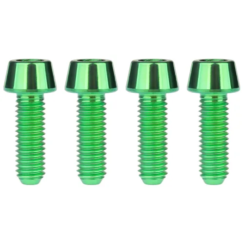 Miniatura 31 de Titanio Ti M6 x 10 16 18 20 25 30 35 40 45 50 55 60 2.559 in Allen - Tornillos hexagonales de 2.559 in, tornillos cónicos, paquete de 4