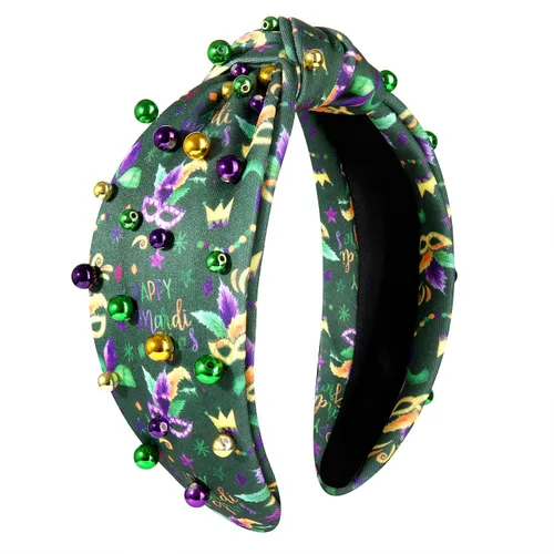 Miniatura 5 de Diadema con cuentas de poni, diadema de Raninbow, cinco de mayo, cinco de mayo, disfraz de fiesta, accesorio para el cabello, con cuentas de arco
