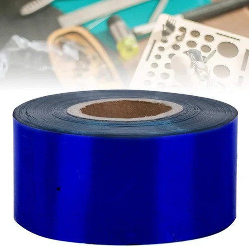 Miniatura 2 de Papel de aluminio de estampado en caliente con 1.2 x 400 pies, papel de estampado en caliente para máquina de bronceado de cuero, transferencia