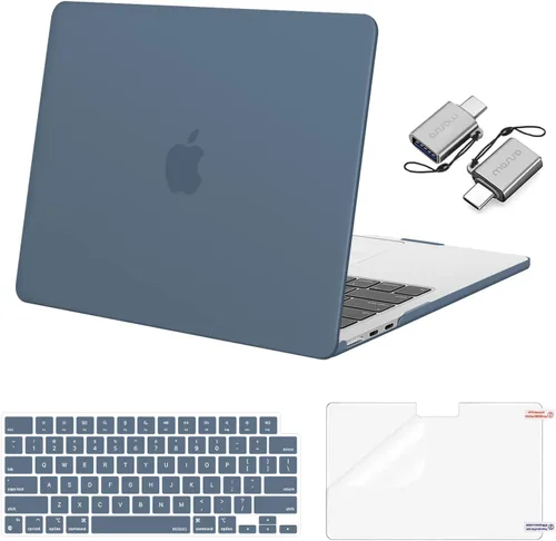 Miniatura 27 de Mosiso Funda para MacBook Air de 13 y 13.6 pulgadas, 2024, 2023 y 2022, M3 A3113, M2 A2681, Touch ID, carcasa rígida, cubierta de teclado, protector