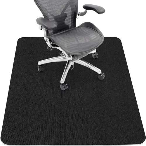 Sycoodeal Tapete para silla de oficina para suelo de madera dura, tapete para silla gaming de computadora de oficina para suelo de azulejos,