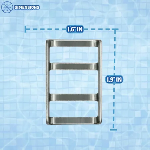 Miniatura 2 de PZ-Pool-Buckle-Master, Plateado, 2" x 1.25
