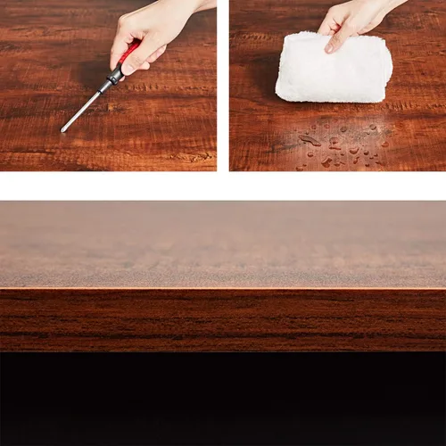 Miniatura 6 de Decoholic - Escritorio para computadora de 47 pulgadas, mesa para PC y laptop de oficina y hogar, estación de trabajo para escribir o estudiar