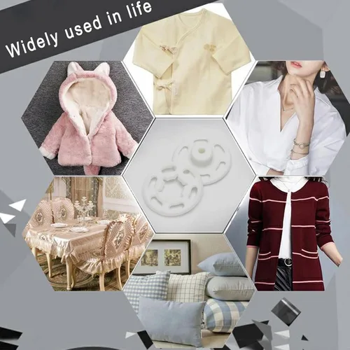 Miniatura 6 de Betoplin 30 juegos de broches de plástico para coser botones de cierre para ropa y manualidades (0.83 pulgadas)