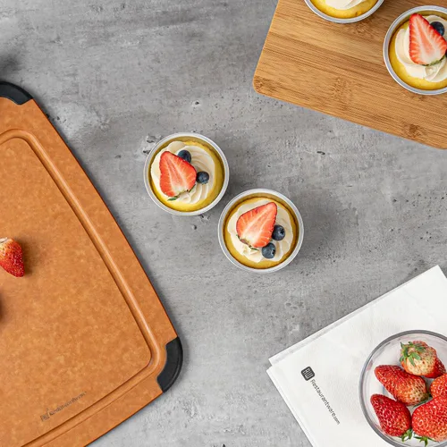 Miniatura 7 de Restaurantware Ramekins desechables de 4 onzas, 100 vasos desechables redondos de crema brulee, aptos para horno para magdalenas y magdalenas, tazas