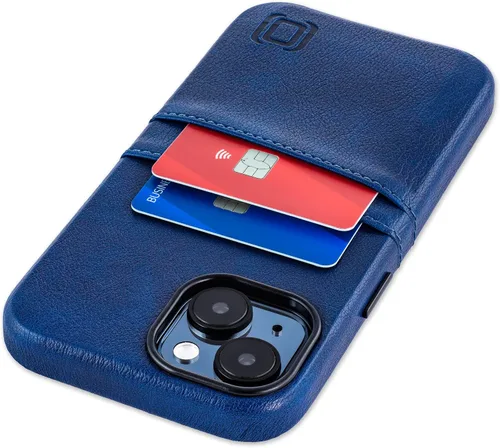 Miniatura 22 de Dockem Funda para tarjetas para iPhone 15 con placa de metal integrada para montaje magnético y 2 bolsillos para tarjetas: Cartera Luxe M2, piel