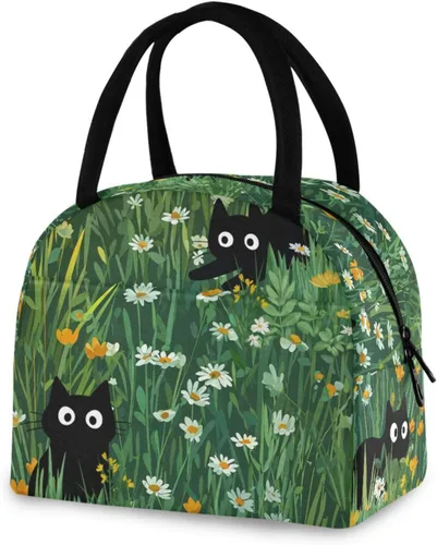 Miniatura 24 de Bolsa de almuerzo Axolotl para mujeres, hombres y niños, lonchera aislada reutilizable para oficina, trabajo, escuela, picnic, caminata Reusable