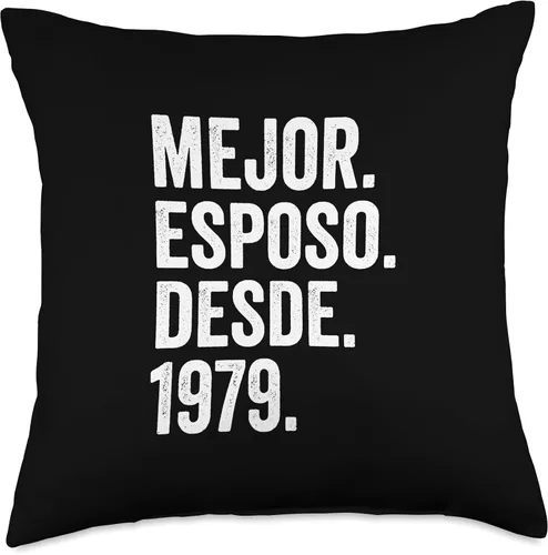 Miniatura 4 de Mejor Esposo Desde 1979 47th wedding anniversary 47 years Throw Pillow