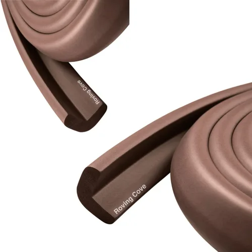 Miniatura 19 de Roving Cove HeftyFit - Protector de borde para prueba de bebés (solo borde grande de 6 pies), protectores de parachoques de bordes de espuma de goma