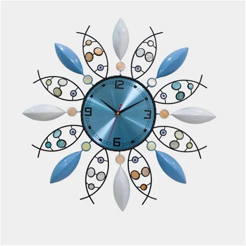TOMYEUS Reloj de pared con concha de mar profundo, moderno reloj de pared para sala de estar, reloj de pared para dormitorio, nórdico, minimalista,