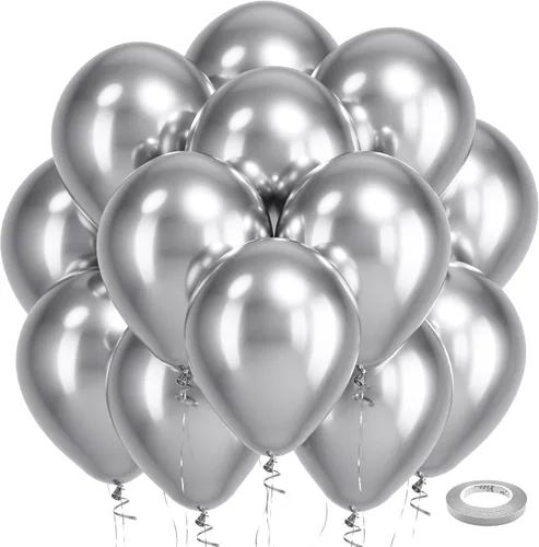 Miniatura 32 de Bezente - Globos de 12 pulgadas de látex con confeti para bodas, graduaciones, despedidas de soltera y cumpleaños, aptos para helio, dorado, 60