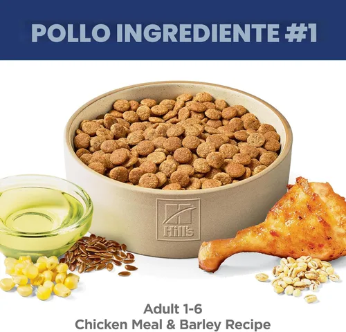 Miniatura 3 de Hill's Science Diet Adulto 1-6, Adulto 1-6 Premium Nutrition, alimento seco para perros, pollo y cebada, bolsa de 15 libras