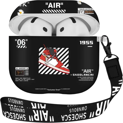 Miniatura 33 de Gedicht Funda para Airpods Pro, lindo patrón de zapatos rojos frescos TPU suave fundas para Airpods Pro funda 1ª generación, a prueba de golpes