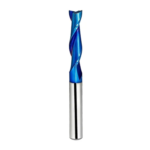 Broca de enrutador en espiral de corte superior con vástago de 1/4, diámetro de corte de 1/4 de pulgada, longitud total de 2-1/2 para grabado de