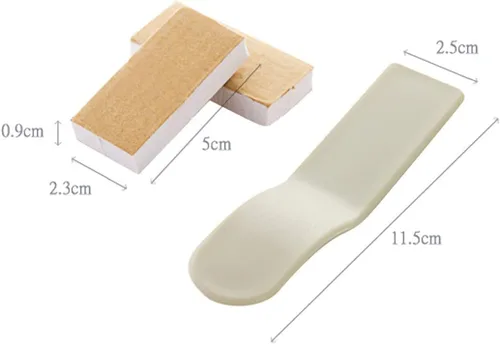 Miniatura 5 de 4 piezas de elevador de asiento de inodoro a la moda, evita tocar la manija del asiento del inodoro, mango limpio higiénico, adhesivo, higiene