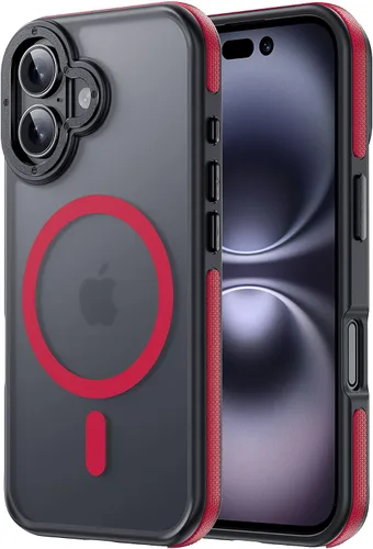 Miniatura 128 de Tigowos Magnetic Guardian - Funda diseñada para iPhone 11 Pro [probada en caídas de grado de 10 pies y compatible con MagSafe] Funda delgada Negro