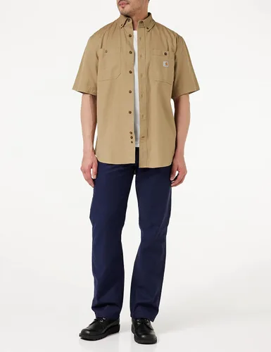 Miniatura 2 de Carhartt Pantalón de trabajo de lona de ajuste relajado y flexible para hombre