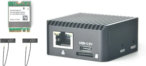 Miniatura 10 de NanoPi Zero2 Mini enrutador WiFi, computadora portátil GigE rápida, 1 GB/2 GB LPDDR4X RAM Rockchip RK3528A SoC, decodificador 4K H265/H264, puerto