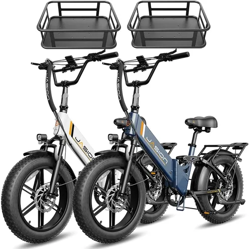 Miniatura 10 de Jasion X Hunter PRO/ST Electric Bike for Adults,1800/1400W Peak 20''Fat Tire Foldable E Bikes,Folding Ebike Up to 80/70 Miles Range 30 MPH,720/624WH