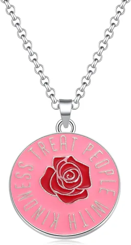 Ralukiia Regalo de una dirección, Harry Merchandising, regalo para personas con bondad, collar esmaltado, joyería, Metal, no conocido